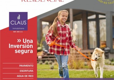 LA FLORIDA - VENTA nuevos Lotes, frente al este , con asfalto
